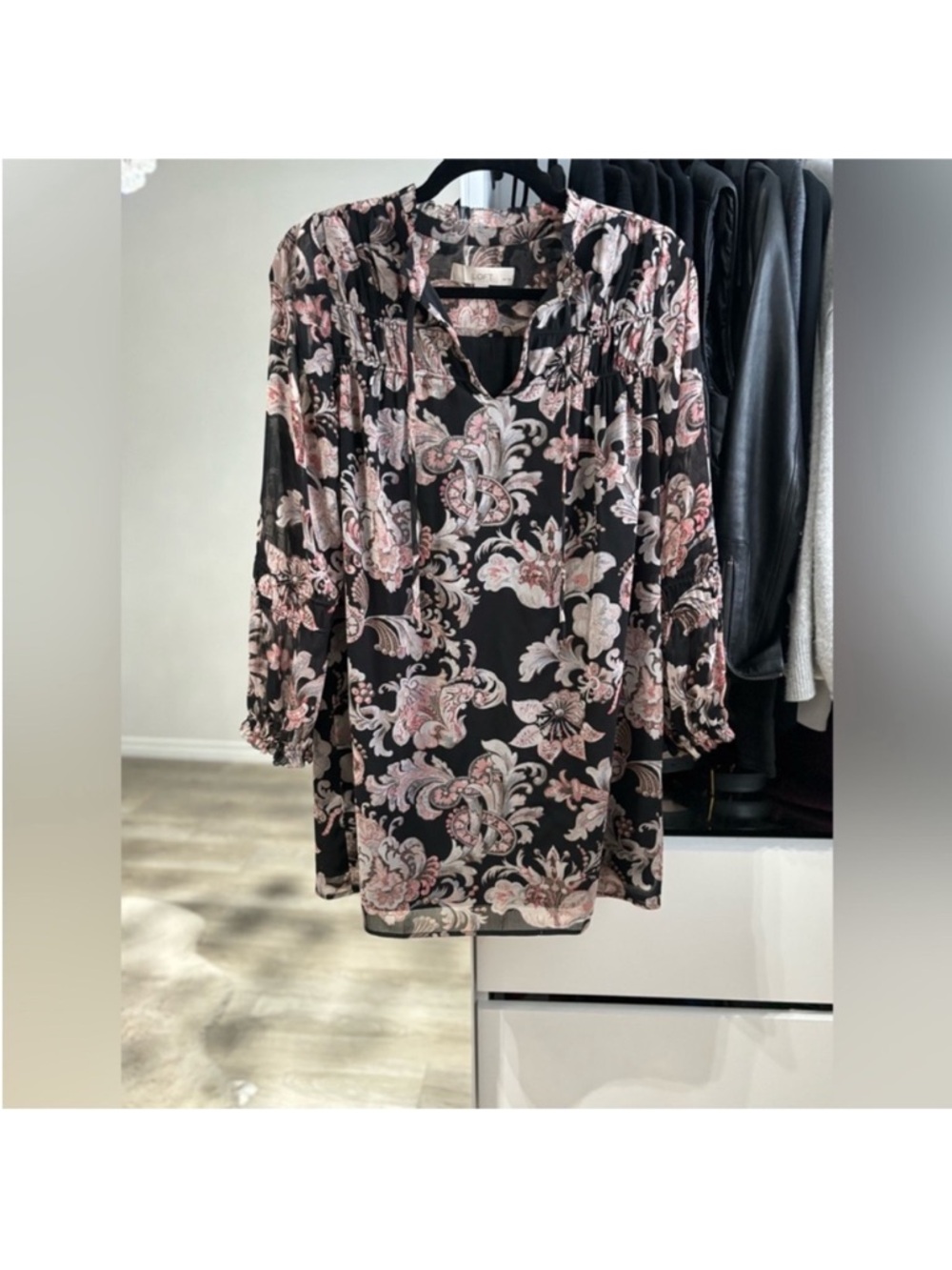 Loft Floral Print Dress